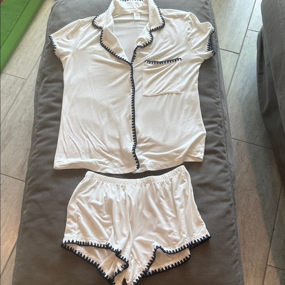 Eberjey Frida Tencel Modal Shortie Set - Picture 3 of 4